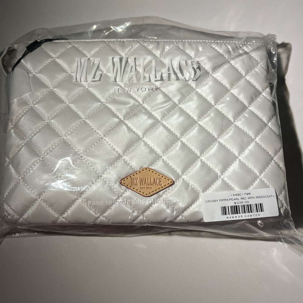 MZ WALLACE LARGE PIPPA WHITE PEARL